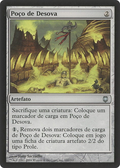 Spawning Pit\nDarksteel - Portuguese\nSingle\nMagic The Gathering