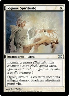 Spirit Link\n10th Edition - Italian\nSingle\nMagic The Gathering