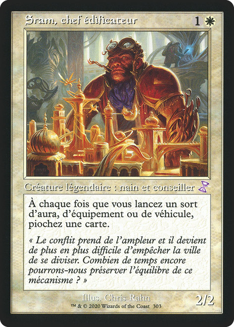Sram, Senior Edificer (Retro Frame)\nTime Spiral Remastered - Timeshifted - French\nSingle\nMagic The Gathering