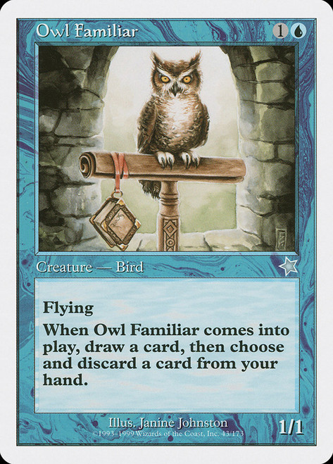 Owl Familiar\nStarter 1999\nSingle\nMagic The Gathering