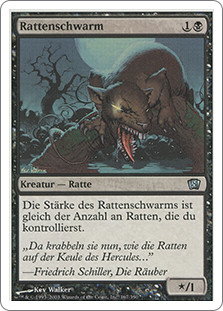 Swarm of Rats\n8th Edition - German\nSingle\nMagic The Gathering