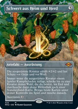 Sword of Hearth and Home (Borderless)\nModern Horizons 2 - Variants - German\nSingle\nMagic The Gathering