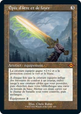 Sword of Hearth and Home (Retro Frame)\nModern Horizons 2 - Variants - French\nSingle\nMagic The Gathering