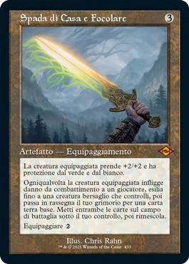 Sword of Hearth and Home (Retro Frame)\nModern Horizons 2 - Variants - Italian\nSingle\nMagic The Gathering