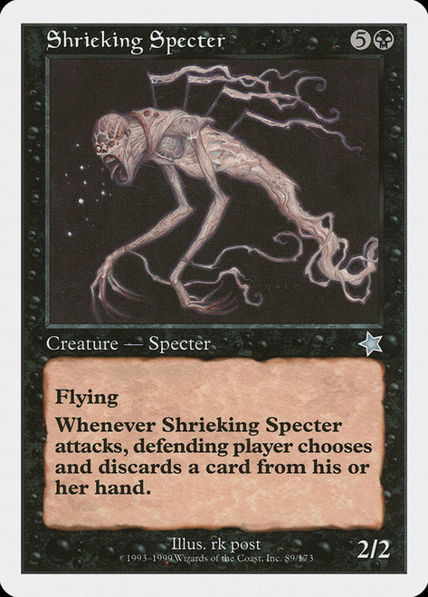 Shrieking Specter\nStarter 1999\nSingle\nMagic The Gathering