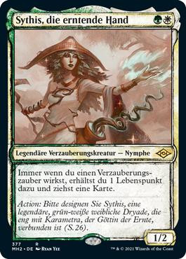 Sythis, Harvest's Hand (Showcase)\nModern Horizons 2 - Variants - German\nSingle\nMagic The Gathering