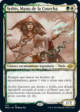 Sythis, Harvest's Hand (Showcase)\nModern Horizons 2 - Variants - Spanish\nSingle\nMagic The Gathering
