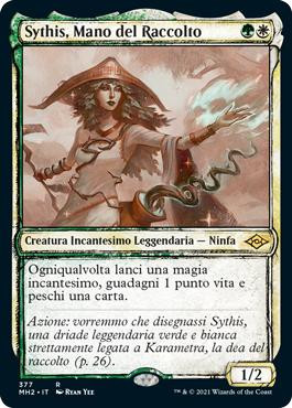 Sythis, Harvest's Hand (Showcase)\nModern Horizons 2 - Variants - Italian\nSingle\nMagic The Gathering