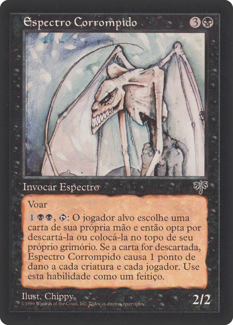Tainted Specter\nMirage - Portuguese\nSingle\nMagic The Gathering