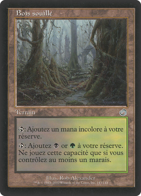 Tainted Wood\nTorment - French\nSingle\nMagic The Gathering