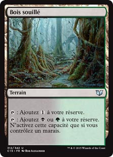 Tainted Wood\nCommander: 2015 Edition - French\nSingle\nMagic The Gathering
