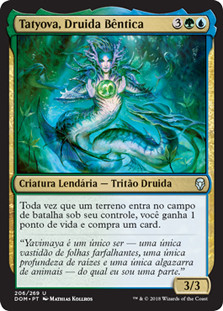 Tatyova, Benthic Druid\nDominaria - Portuguese\nSingle\nMagic The Gathering