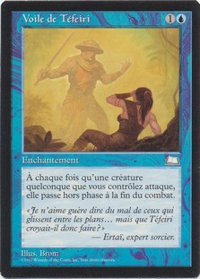 Teferi's Veil\nWeatherlight - French\nSingle\nMagic The Gathering