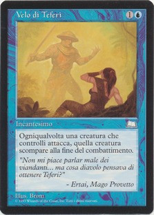 Teferi's Veil\nWeatherlight - Italian\nSingle\nMagic The Gathering