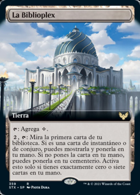 The Biblioplex (Extended Art)\nStrixhaven: School of Mages - Variants - Spanish\nSingle\nMagic The Gathering