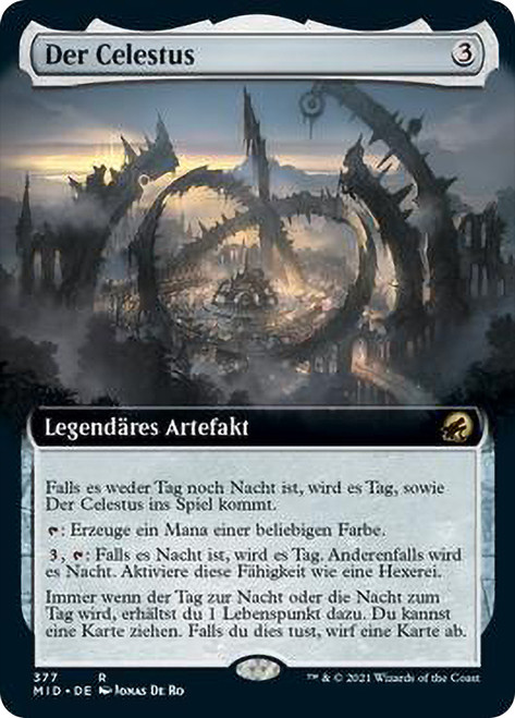 The Celestus (Extended Art)\nInnistrad: Midnight Hunt - Variants - German\nSingle\nMagic The Gathering