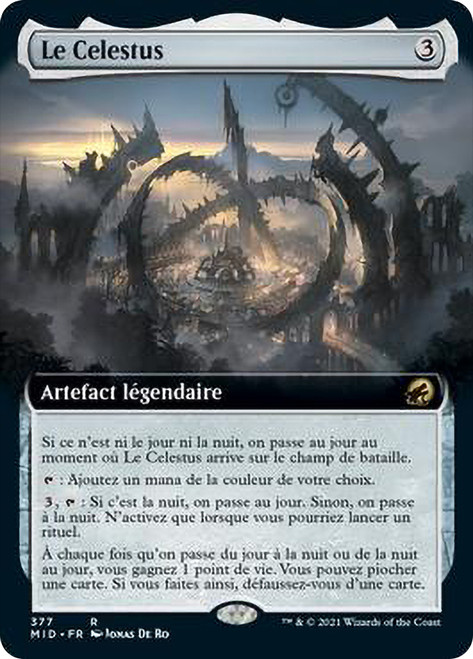 The Celestus (Extended Art)\nInnistrad: Midnight Hunt - Variants - French\nSingle\nMagic The Gathering