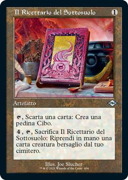 The Underworld Cookbook (Retro Frame)\nModern Horizons 2 - Variants - Italian\nSingle\nMagic The Gathering