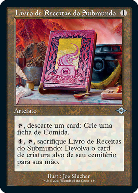 The Underworld Cookbook (Retro Frame)\nModern Horizons 2 - Variants - Portuguese\nSingle\nMagic The Gathering