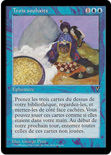Three Wishes\nVisions - French\nSingle\nMagic The Gathering
