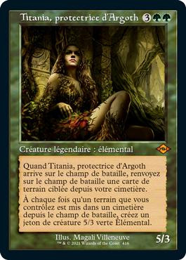Titania, Protector of Argoth (Retro Frame)\nModern Horizons 2 - Variants - French\nSingle\nMagic The Gathering