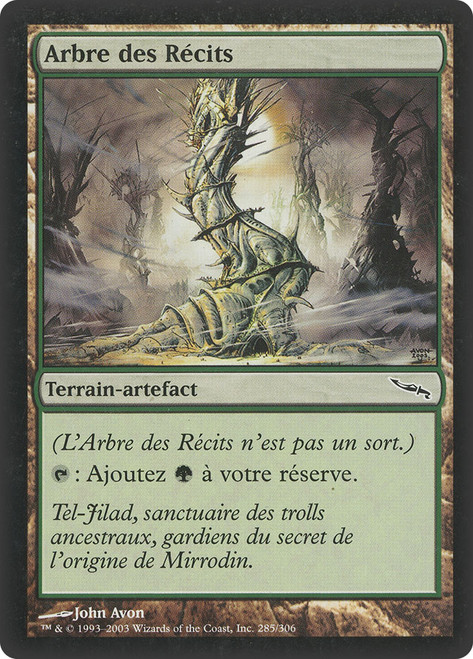 Tree of Tales\nMirrodin - French\nSingle\nMagic The Gathering