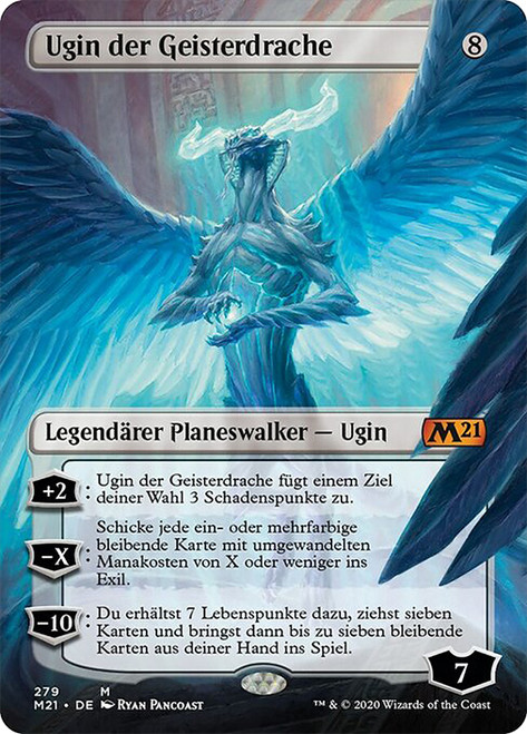Ugin, the Spirit Dragon (Borderless)\nCore Set 2021 - Variants - German\nSingle\nMagic The Gathering