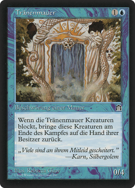 Wall of Tears\nStronghold - German\nSingle\nMagic The Gathering