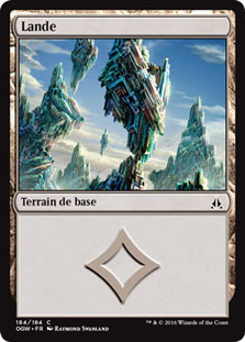 Wastes (#184) (Regular Art)\nOath of the Gatewatch - French\nSingle\nMagic The Gathering