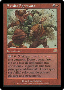 Aggravated Assault
Onslaught - Italian
Single
Magic The Gathering