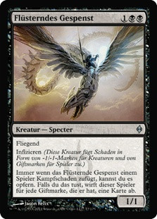 Whispering Specter\nNew Phyrexia - German\nSingle\nMagic The Gathering