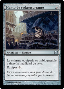 Whispersilk Cloak\nPlanechase: 2012 Edition - Spanish\nSingle\nMagic The Gathering