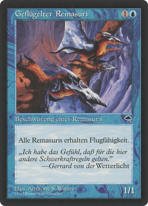Winged Sliver\nTempest - German\nSingle\nMagic The Gathering