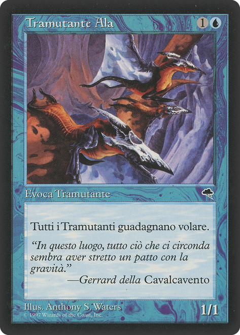 Winged Sliver\nTempest - Italian\nSingle\nMagic The Gathering