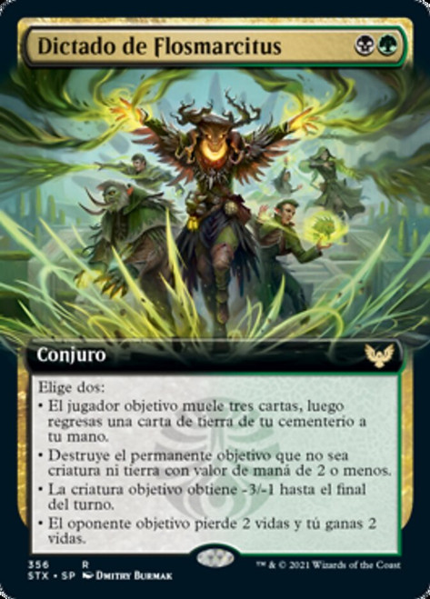 Witherbloom Command (Extended Art)\nStrixhaven: School of Mages - Variants - Spanish\nSingle\nMagic The Gathering