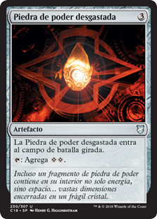 Worn Powerstone\nCommander: 2018 Edition - Spanish\nSingle\nMagic The Gathering