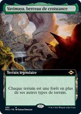 Yavimaya, Cradle of Growth (Extended Art)\nModern Horizons 2 - Variants - French\nSingle\nMagic The Gathering
