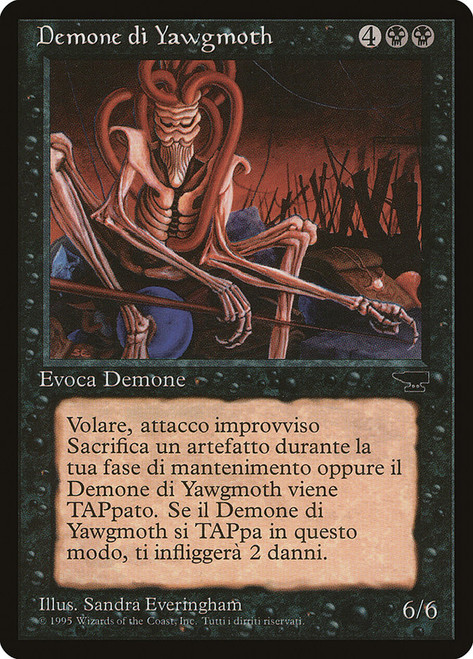Yawgmoth Demon\nRenaissance - Italian\nSingle\nMagic The Gathering