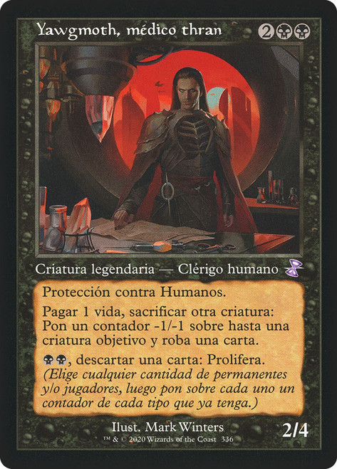 Yawgmoth, Thran Physician (Retro Frame)\nTime Spiral Remastered - Timeshifted - Spanish\nSingle\nMagic The Gathering