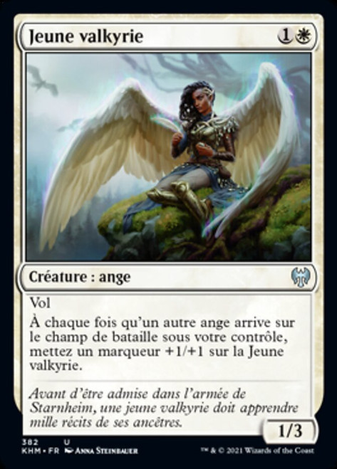 Youthful Valkyrie (Theme Booster)\nKaldheim - French\nSingle\nMagic The Gathering