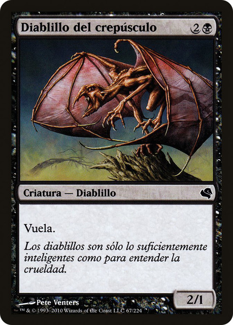 Dusk Imp\nSalvat 2011 - Spanish\nSingle\nMagic The Gathering