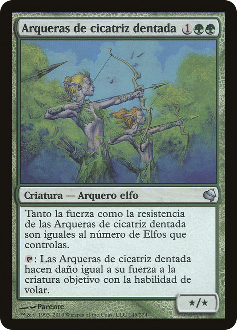 Jagged-Scar Archers\nSalvat 2011 - Spanish\nSingle\nMagic The Gathering