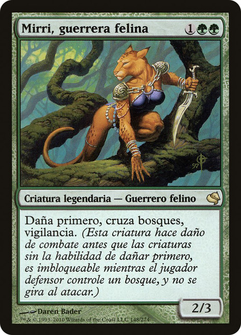 Mirri, Cat Warrior\nSalvat 2011 - Spanish\nSingle\nMagic The Gathering