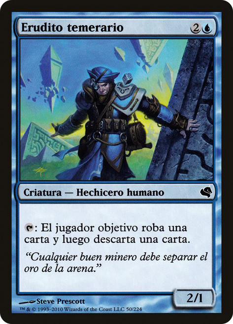 Reckless Scholar\nSalvat 2011 - Spanish\nSingle\nMagic The Gathering