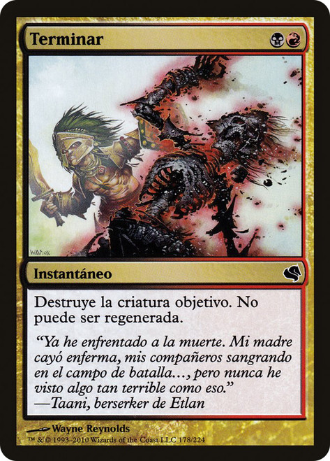 Terminate\nSalvat 2011 - Spanish\nSingle\nMagic The Gathering