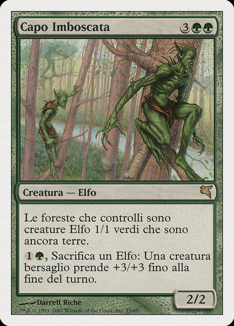Ambush Commander\nSalvat-Hachette - Italian\nSingle\nMagic The Gathering