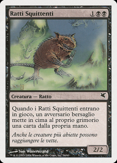 salvat UK 騒がしいネズミ/Chittering Rats MTG 英語 salvat UK 騒がしいネズミ/Chittering Rats MTG 英語 Chittering