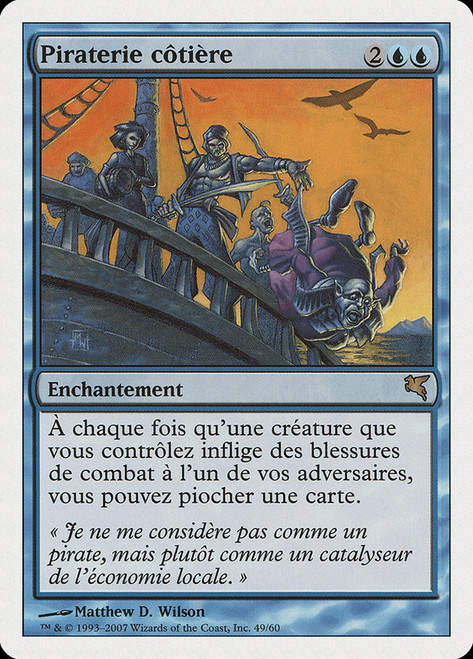 Coastal Piracy\nSalvat-Hachette - French\nSingle\nMagic The Gathering