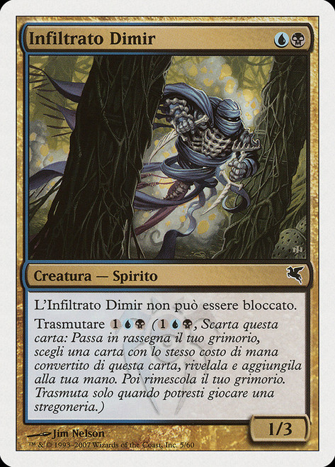Dimir Infiltrator (#05)\nSalvat-Hachette - Italian\nSingle\nMagic The Gathering