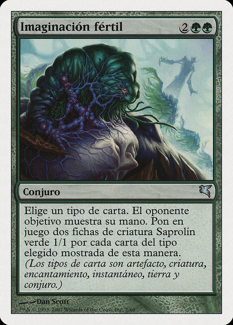 Fertile Imagination (#02)\nSalvat-Hachette - Spanish\nSingle\nMagic The Gathering